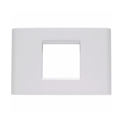 Placa Acabamento 2 Postos Horizontal 4X2 Com Suporte Liz Branco - Tramontina