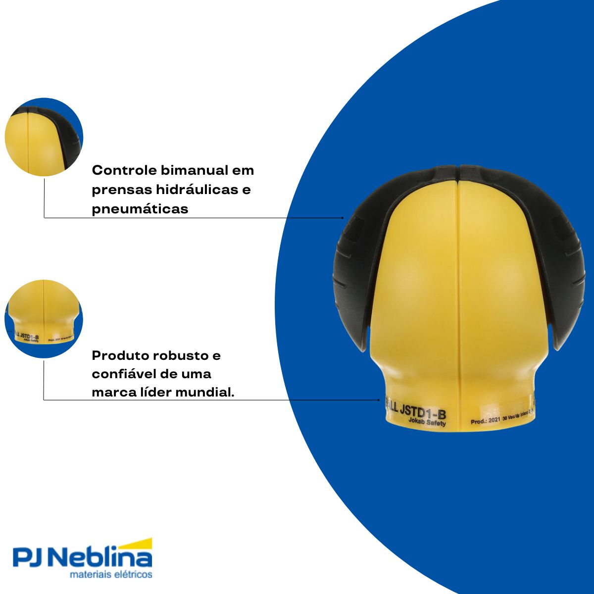 Dispositiv Comando Safeball 4 Fios 2a 30vcc Pt/am 1na+1nf 0,