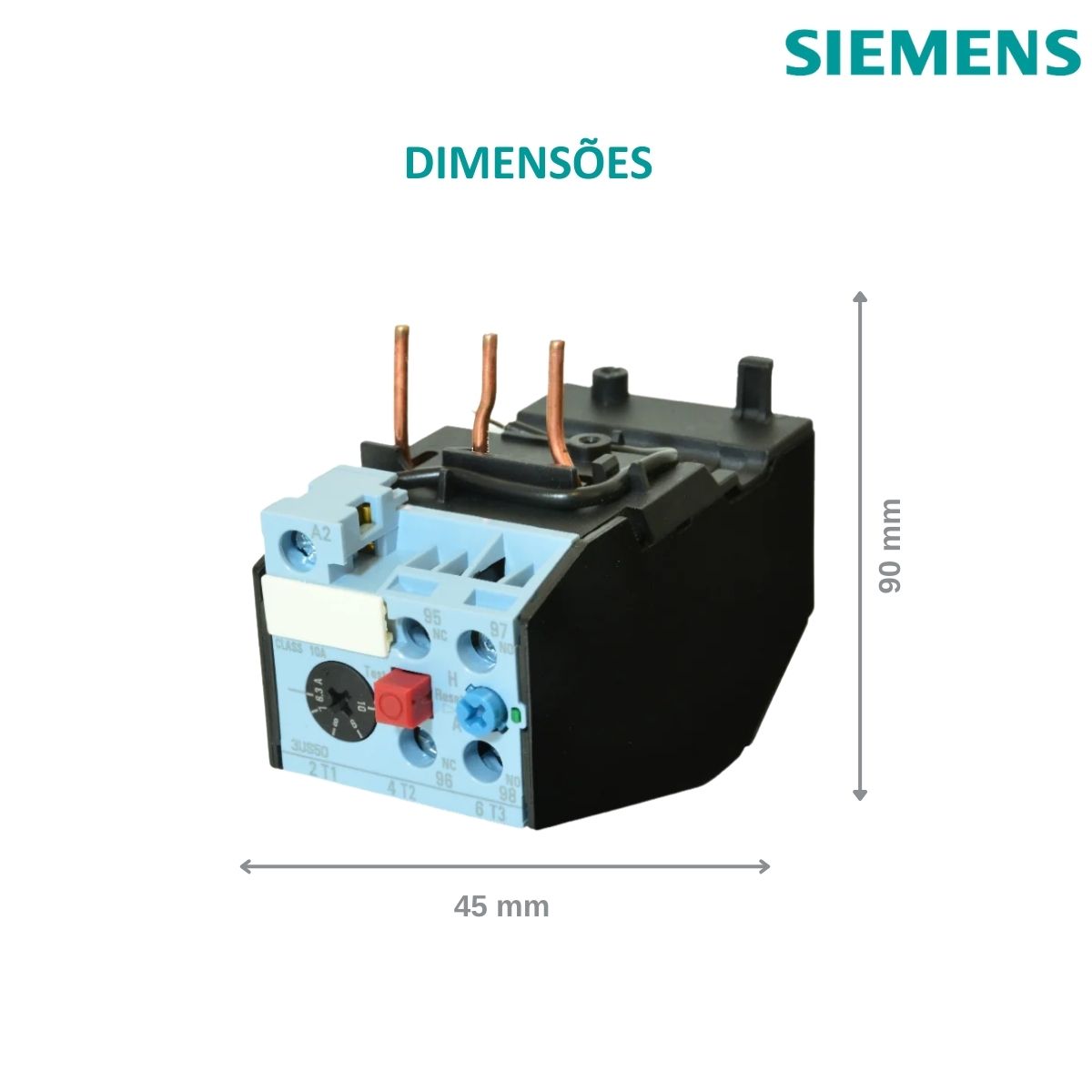 Relé Sobrecarga Térmico 25-32A Classe 10 3US55002N - Siemens