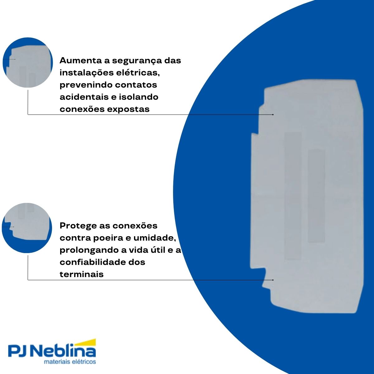 Tampa Conector Final Btwm2,5 Pvc Cinza - Weg