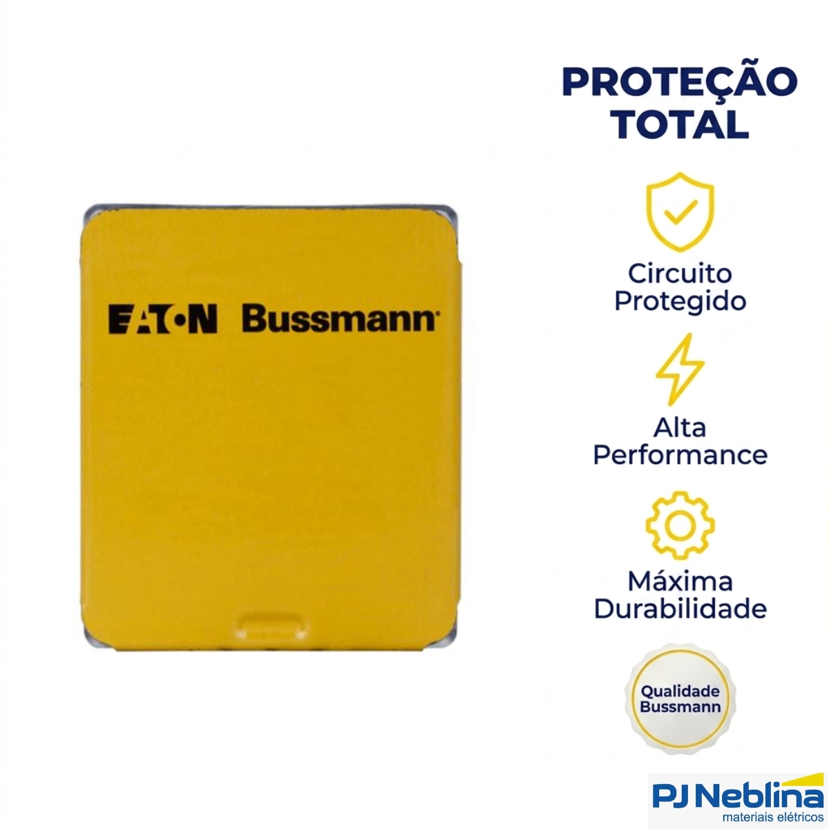 Fusível Automotivo Lamina 15A 32Vca/Cc Médio Azul ATC-15 - Bussmann Eaton