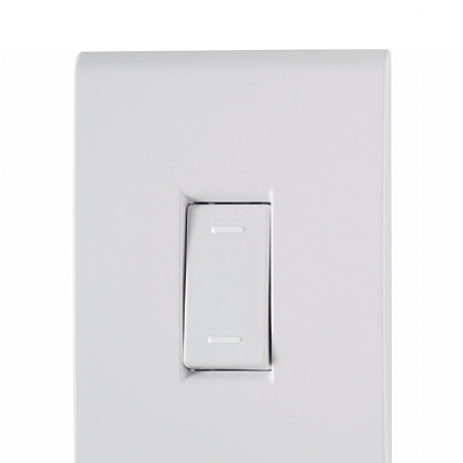 Conjunto 1 Interruptor Paralelo Vertical 10A 4X2 Liz Branco - Tramontina