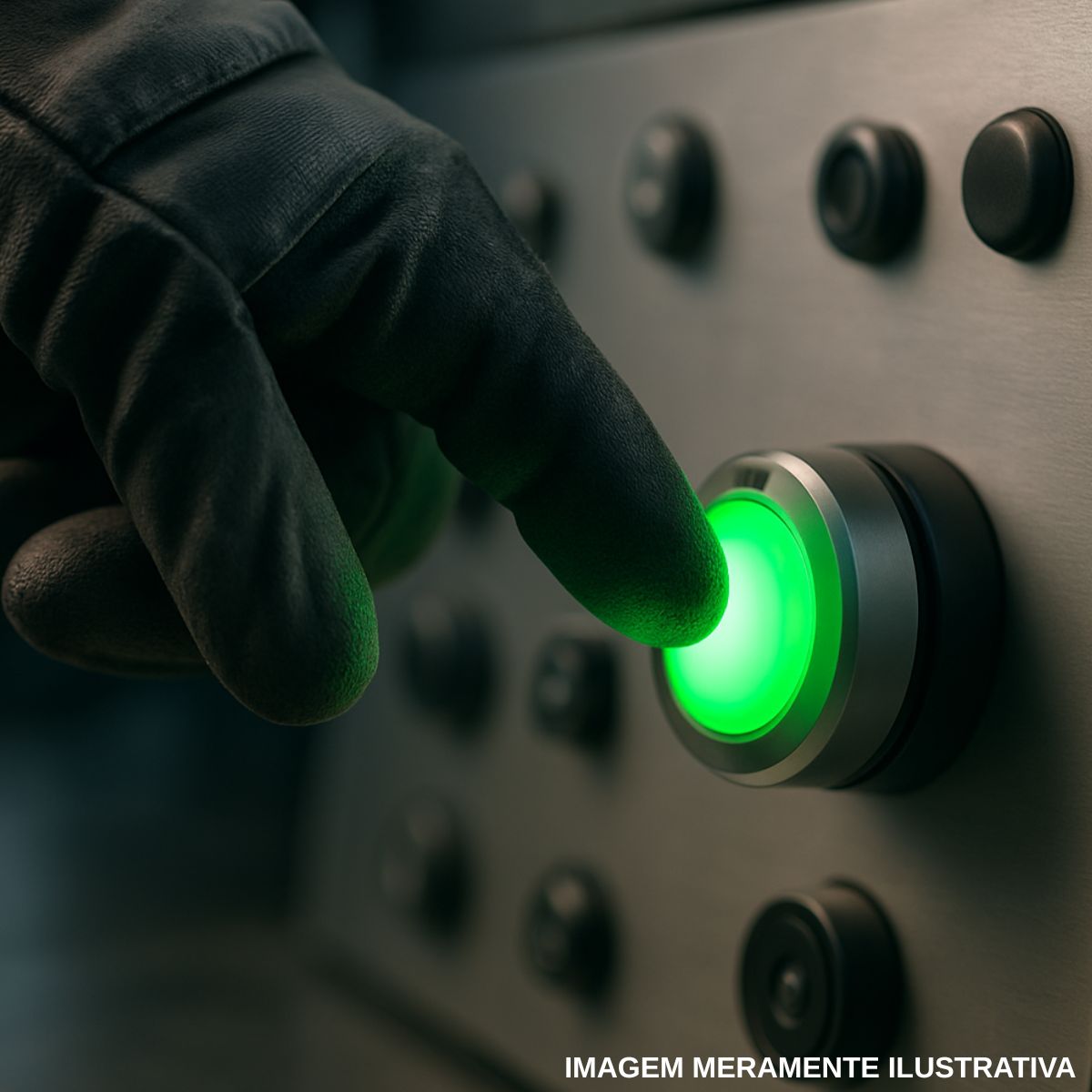 Botão Comando Pulsador Faceado Iluminado Redondo 22Mm Plástico Branco - Weg