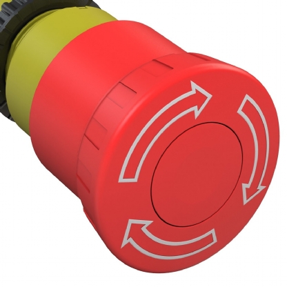 Botão Comando Emergência Com Trava Girar Para Soltar 1Nf Monitorado 22mm BESG-00000001-3VF - WEG
