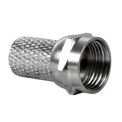 Cartela Conector Para Cabo Coaxial Rg 59 Rosca 2 Unidades - Sfixa - Sfixa