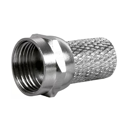 Cartela Conector Para Cabo Coaxial Rg 59 Rosca 2 Unidades - Sfixa - Sfixa