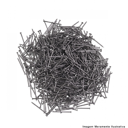 Cartela Prego Aço Com Cabeça 10x10 Com 20 Unidades - Sfixa - Sfixa