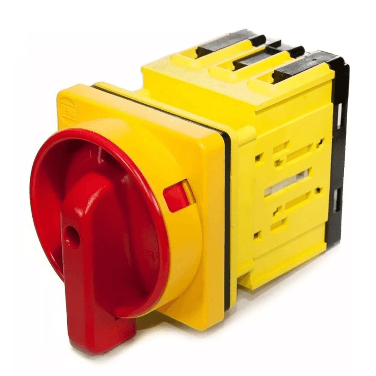 Chave Seccionadora Rotativa Sob Carga 3 Polos 63A Topo Manopla Vermelho/Amarelo Weg