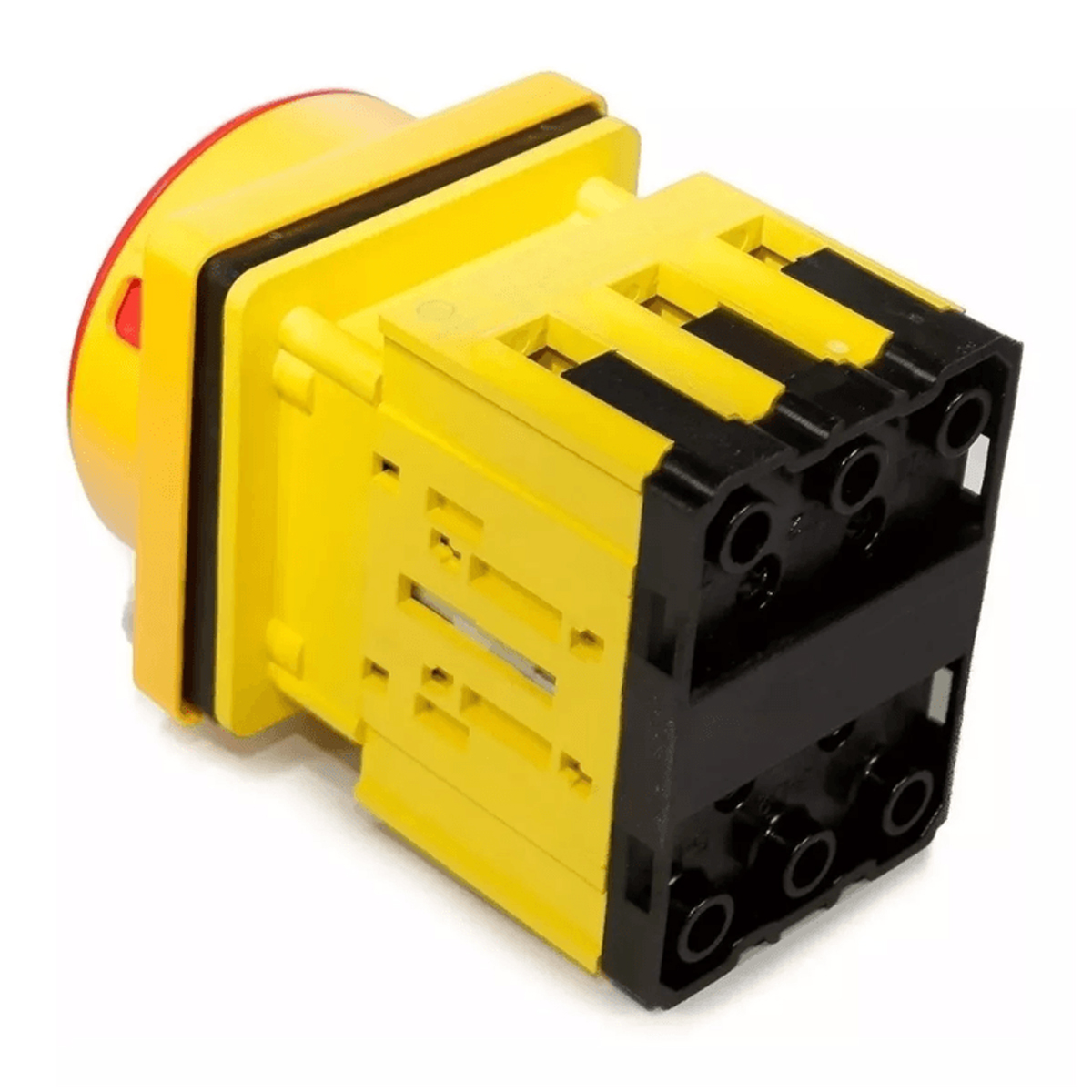 Chave Seccionadora Rotativa Sob Carga 3 Polos 63A Topo Manopla Vermelho/Amarelo Weg