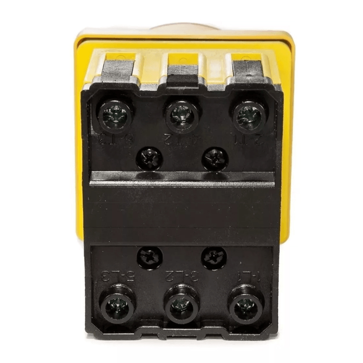 Chave Seccionadora Rotativa Sob Carga 3 Polos 63A Topo Manopla Vermelho/Amarelo Weg