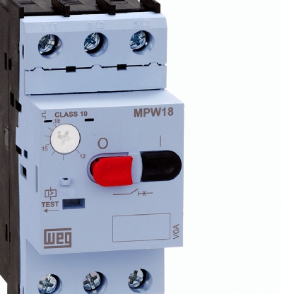 Disjuntor Motor Tripolar 4-6,3A 100Ka 380/440V MPW18-3-D063 - WEG