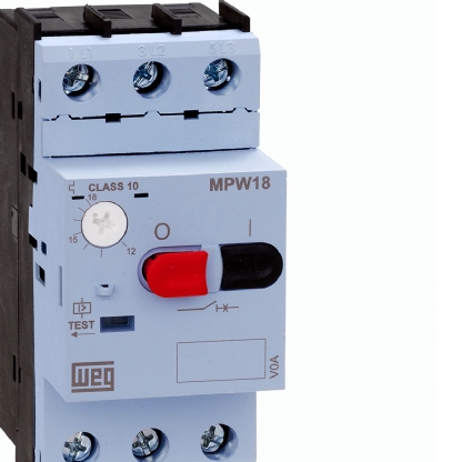 Disjuntor Motor Tripolar 2,5-4A 100Ka 380/440V MPW18-3-U004 - WEG
