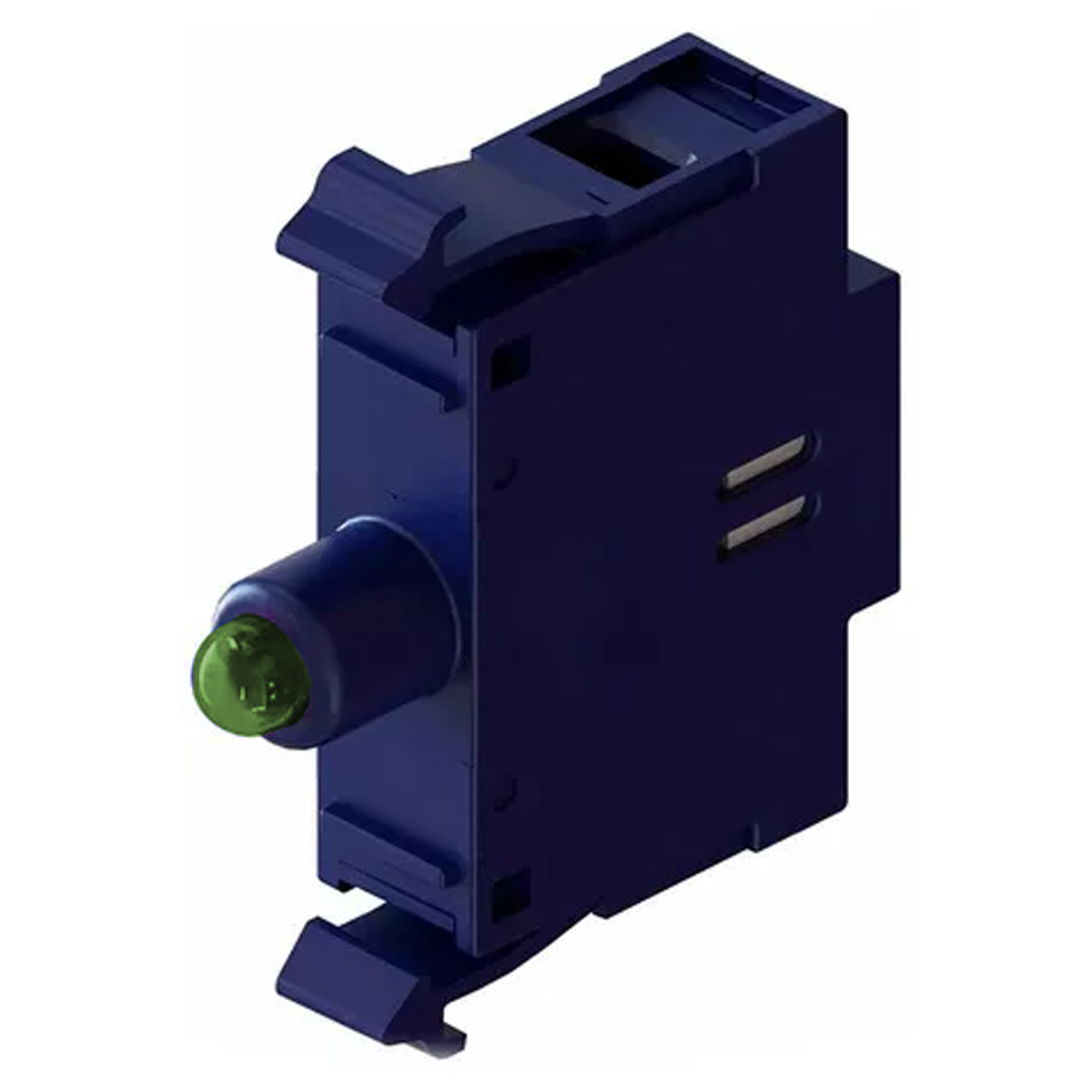 Bloco Contato Iluminado Led Para Botão/Sinaleiro 220-240V Verde 50/60Hz 2,4W Weg