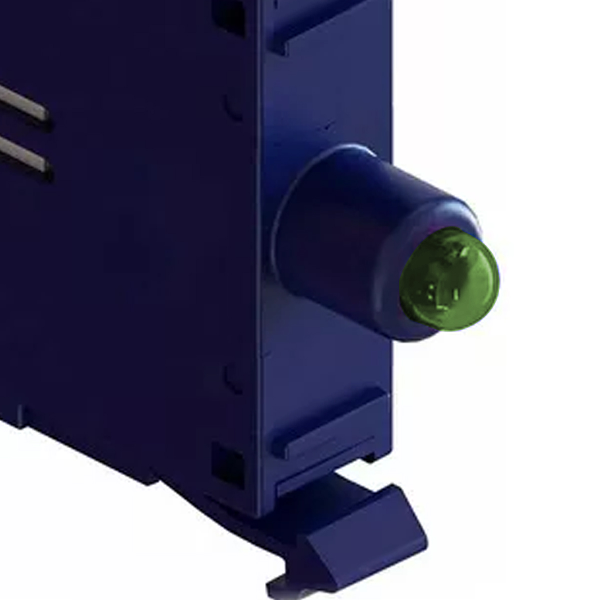 Bloco Contato Iluminado Led Para Botão/Sinaleiro 220-240V Verde 50/60Hz 2,4W Weg