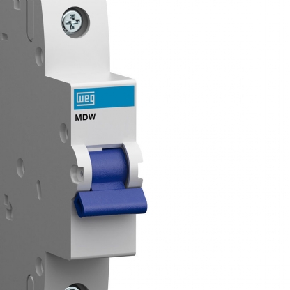 Disjuntor Mini Din Unipolar 80A Curva C 5Ka 230/400V MDW-C80 - WEG
