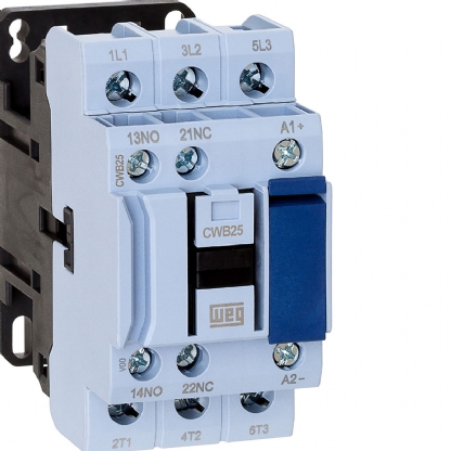 Contator Potência Tripolar 25A 220V 1Na+1Nf 50/60Hz CWB25-11-30D23 - WEG