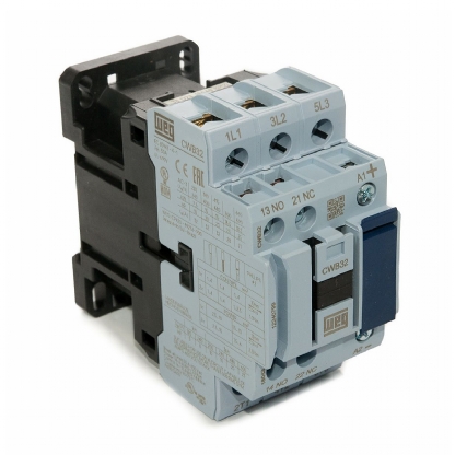 Contator Potência Tripolar 32A 220V 1Na+1Nf 50/60Hz CWB32-11-30D23 - WEG