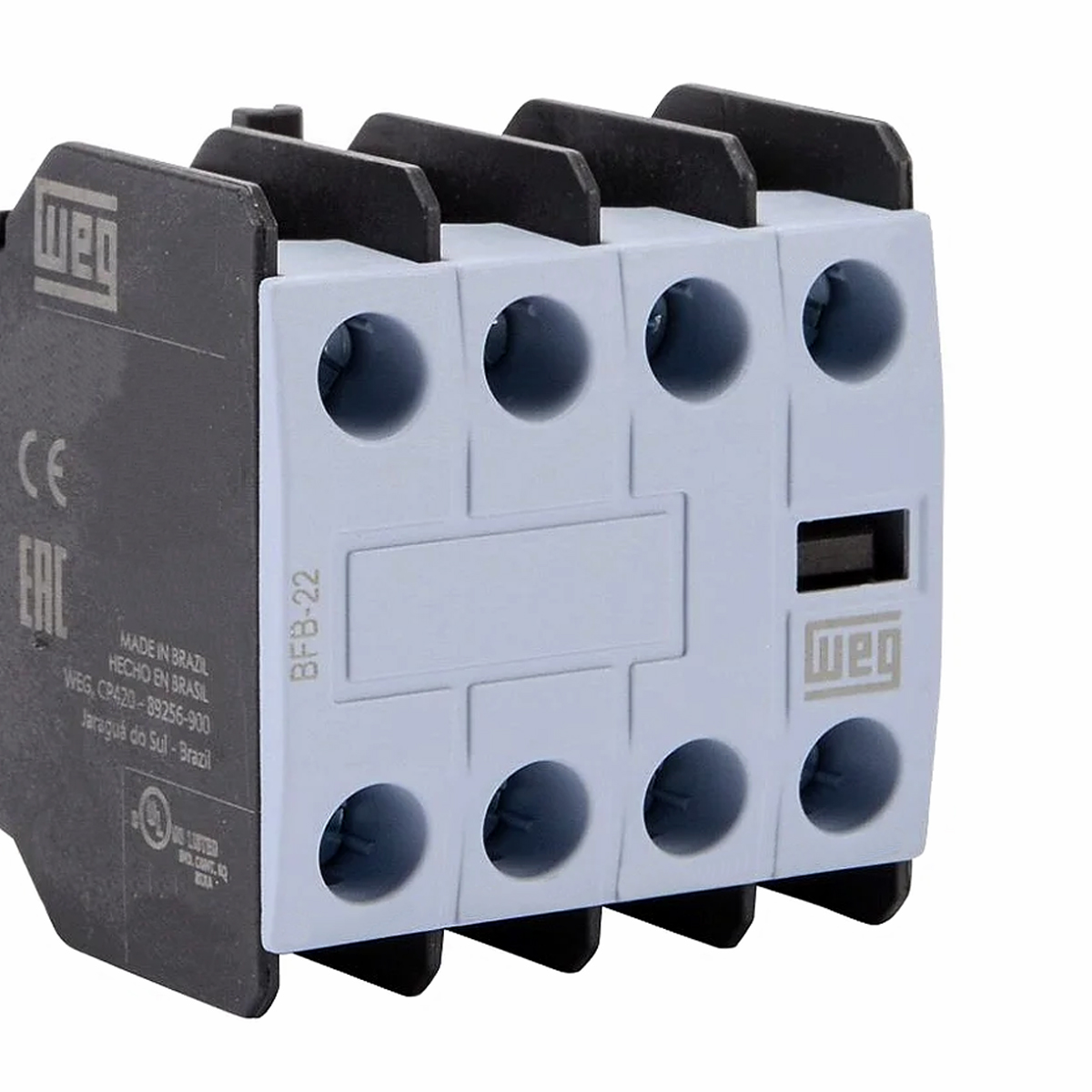 Bloco Contato Auxiliar Frontal 2Na+2Nf Para Cwb9-38 BFB-22 - WEG