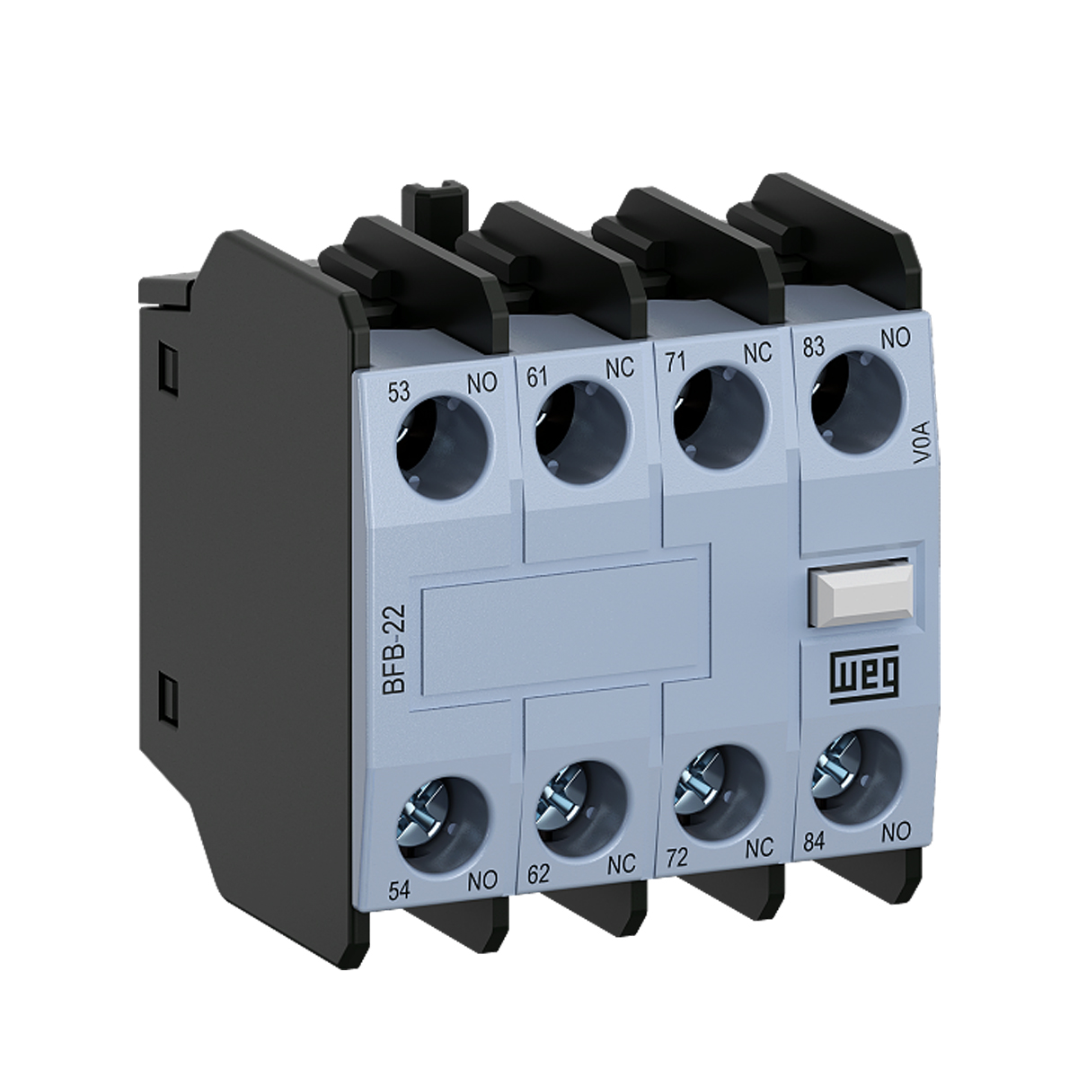 Bloco Contato Auxiliar Frontal 2Na+2Nf Para Cwb9-38 BFB-22 - WEG