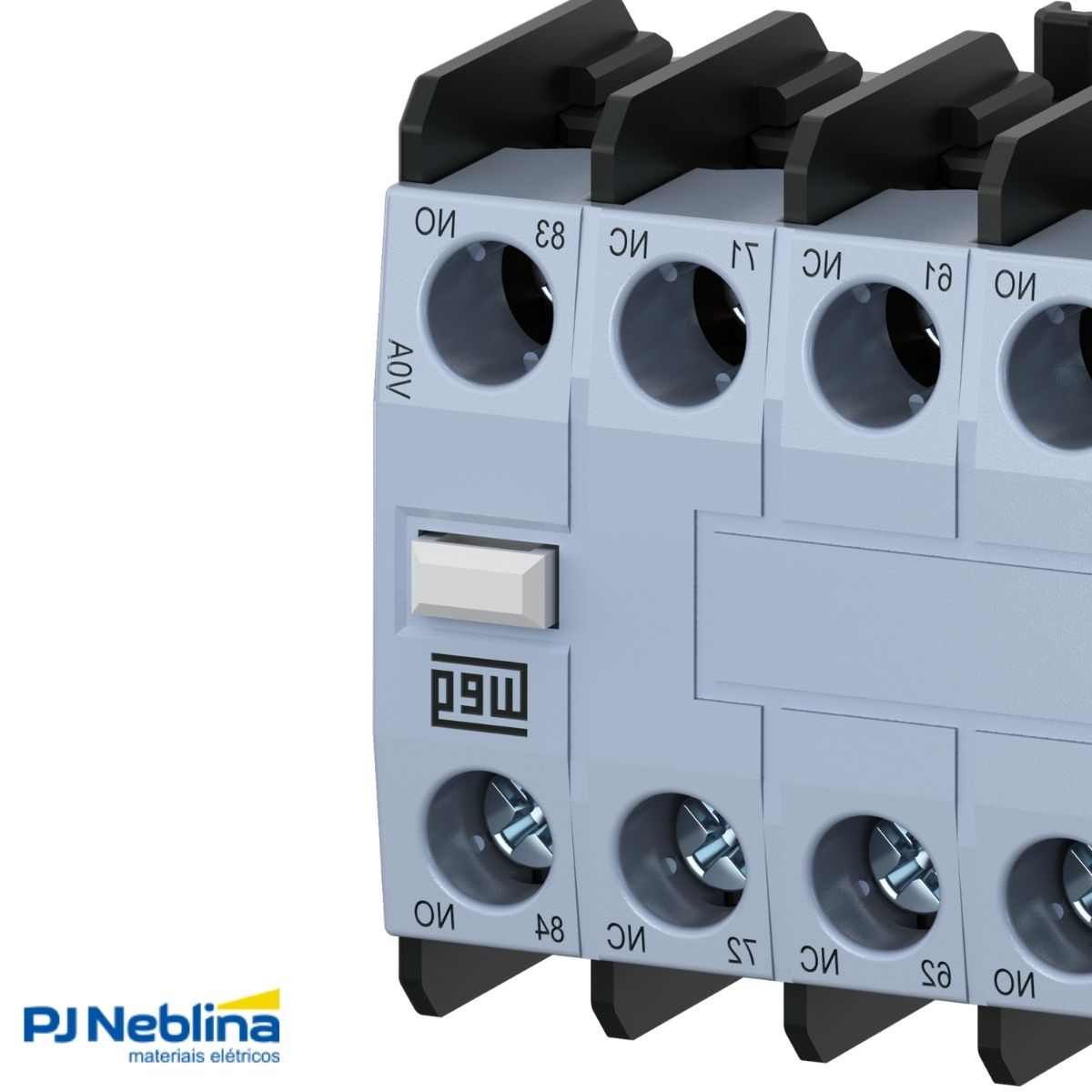 Bloco Contato Auxiliar P/Contator Frontal 4Nf - Weg