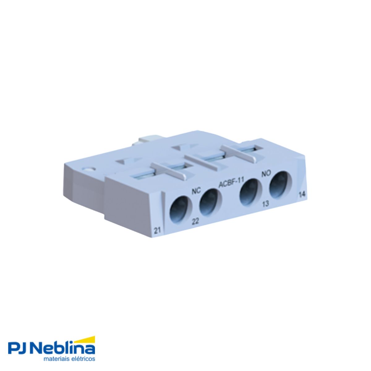 Bloco Contato Lateral 2Nf P/ Mpw18/40 Versão Azul - Weg