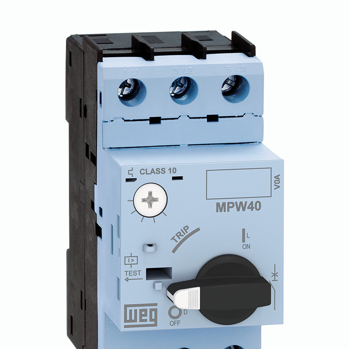 Disjuntor Motor Tripolar 1-1,6A 100Ka 380/440V MPW40-3-D016 - WEG