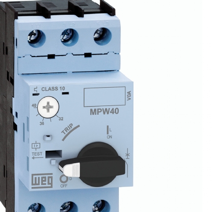 Disjuntor Motor Tripolar 4-6,3A 100Ka 380/440V MPW40-3-D063 - WEG