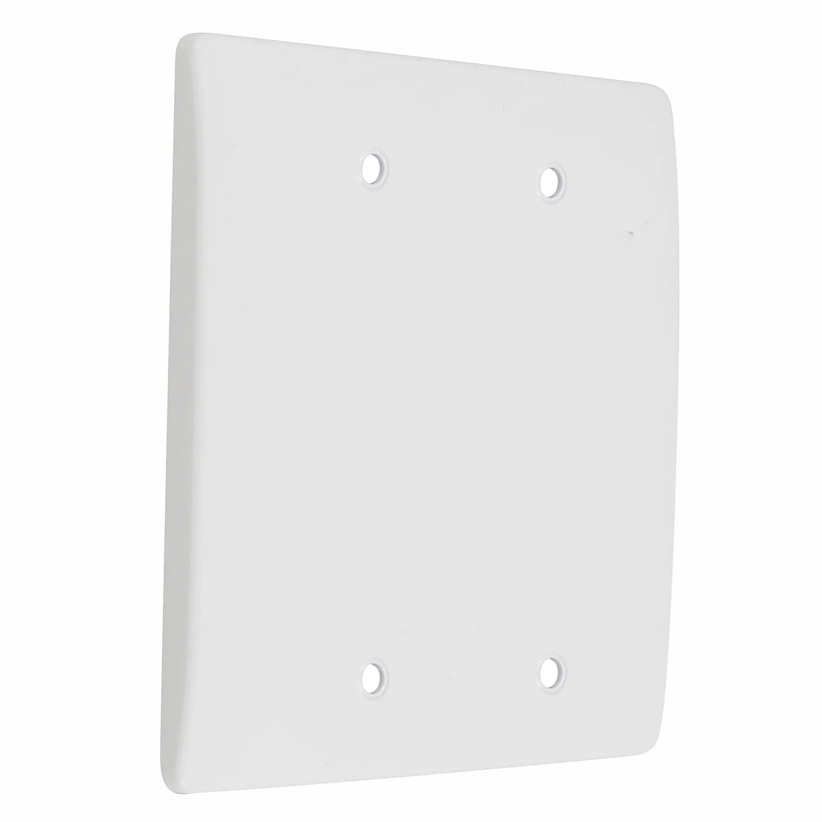 Placa Quadrada Para Caixa Branca Finesse Cego 4 X 4 - Blux