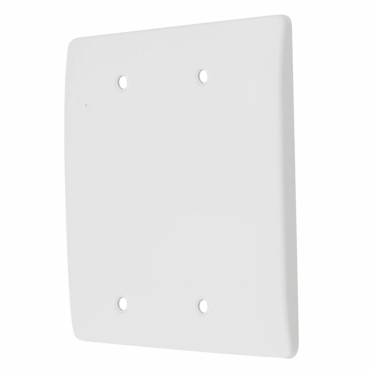 Placa Quadrada Para Caixa Branca Finesse Cego 4 X 4 - Blux