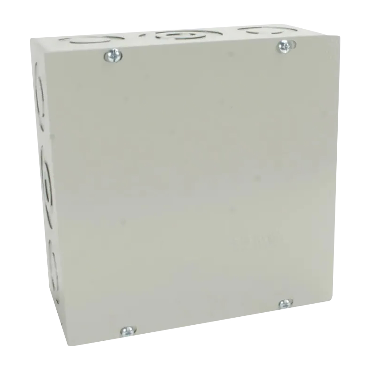 Caixa De Passagem Chapa De Aço Sobrepor Com Tampa Aparafusada 40X40X15Cm