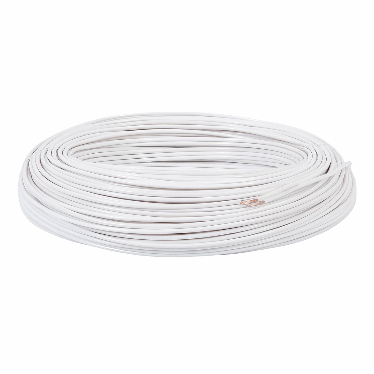 Cordão Paralelo 300V Pvc 2X22Awg Branco 70G 100 Metros - CgCabos