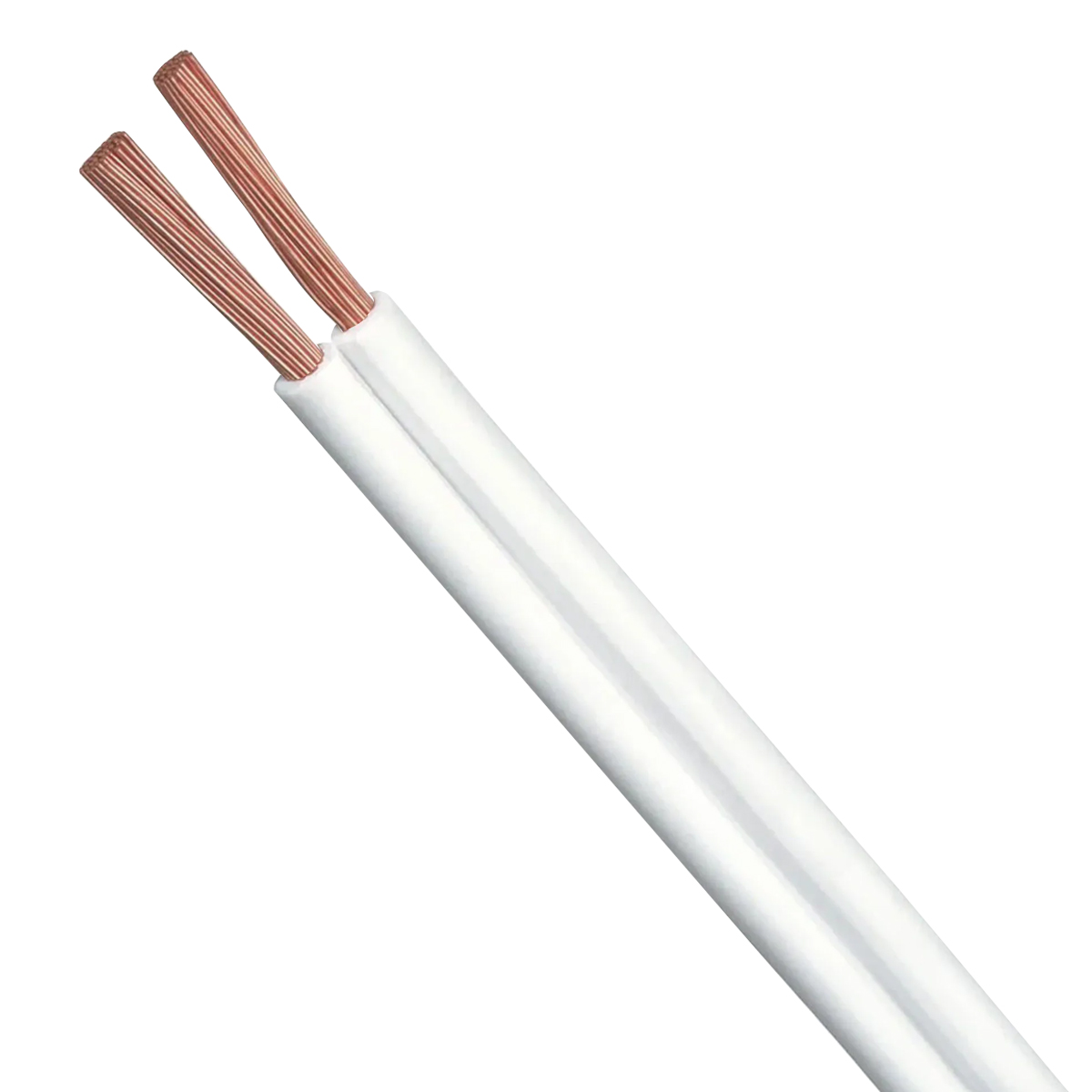 Cordão Paralelo 300V Pvc 2X22Awg Branco 70G 100 Metros - CgCabos