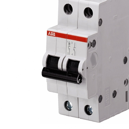 Disjuntor Mini Din Bipolar 50A Curva C 5Ka 230V SH202T-C50 - ABB