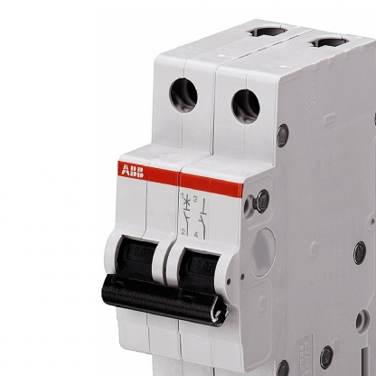 Disjuntor Mini Din Bipolar 50A Curva C 5Ka 230V SH202T-C50 - ABB