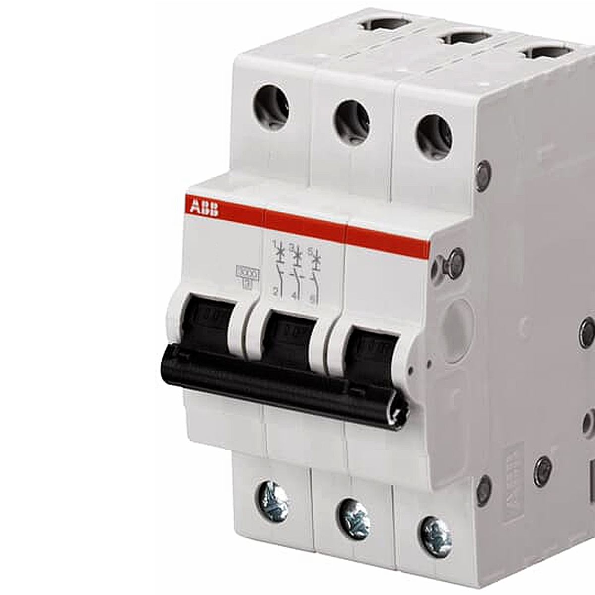 Disjuntor Mini Din Tripolar 6A Curva C 5Ka 230V SH203T-C6 - ABB