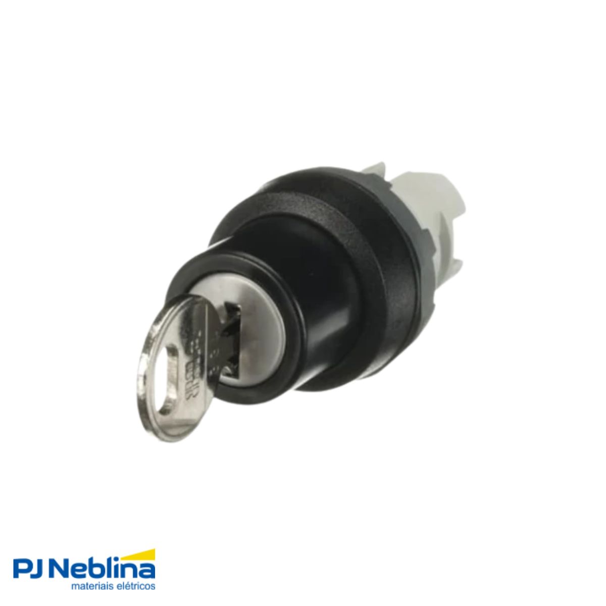 Comutador Yale 2Pos C/Retenção Aro Preto C/Chave Removida 2 Posições - Abb