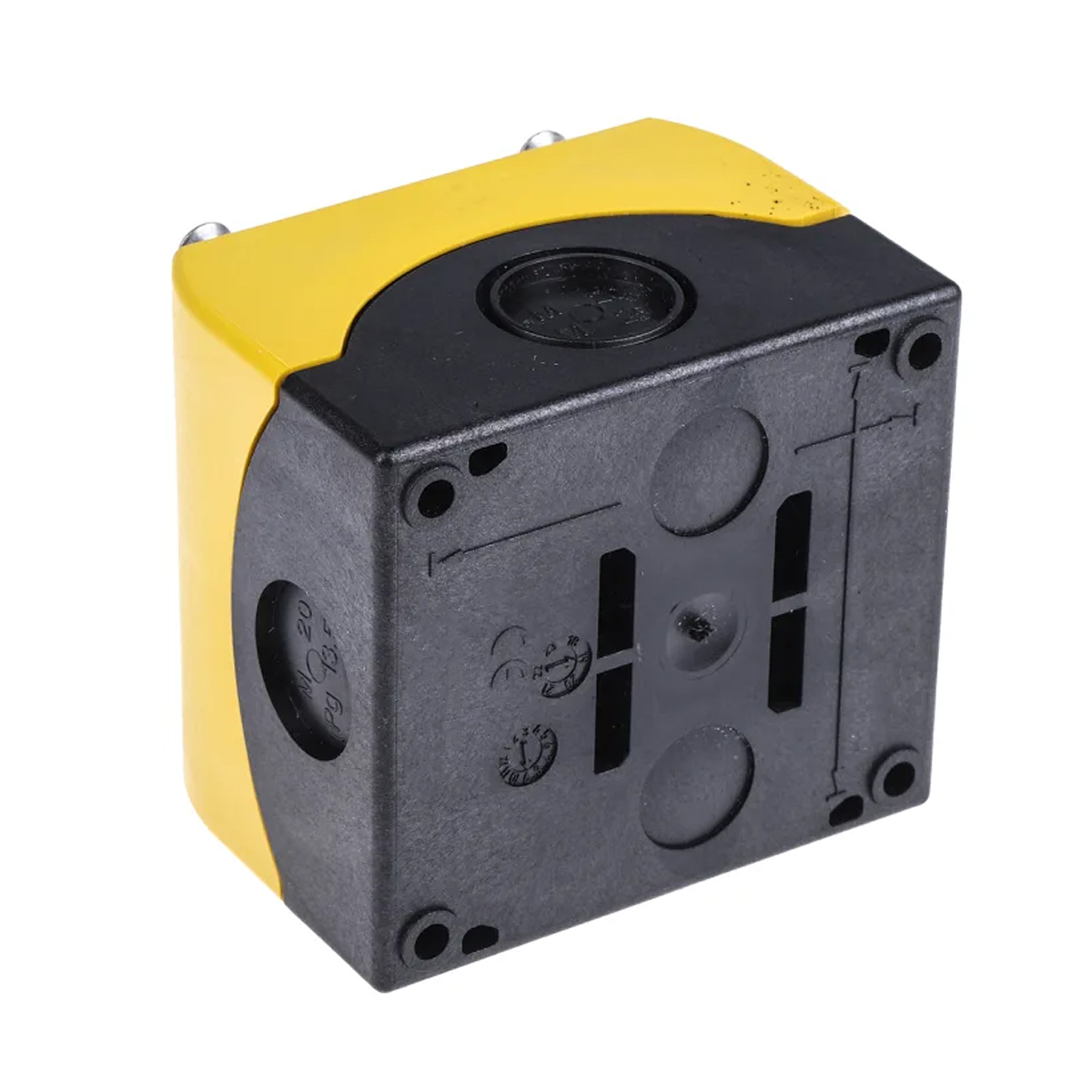 Caixa Para Botão 1 Furo Ip66 Plástico Amarelo 22,5Mm - Moeller