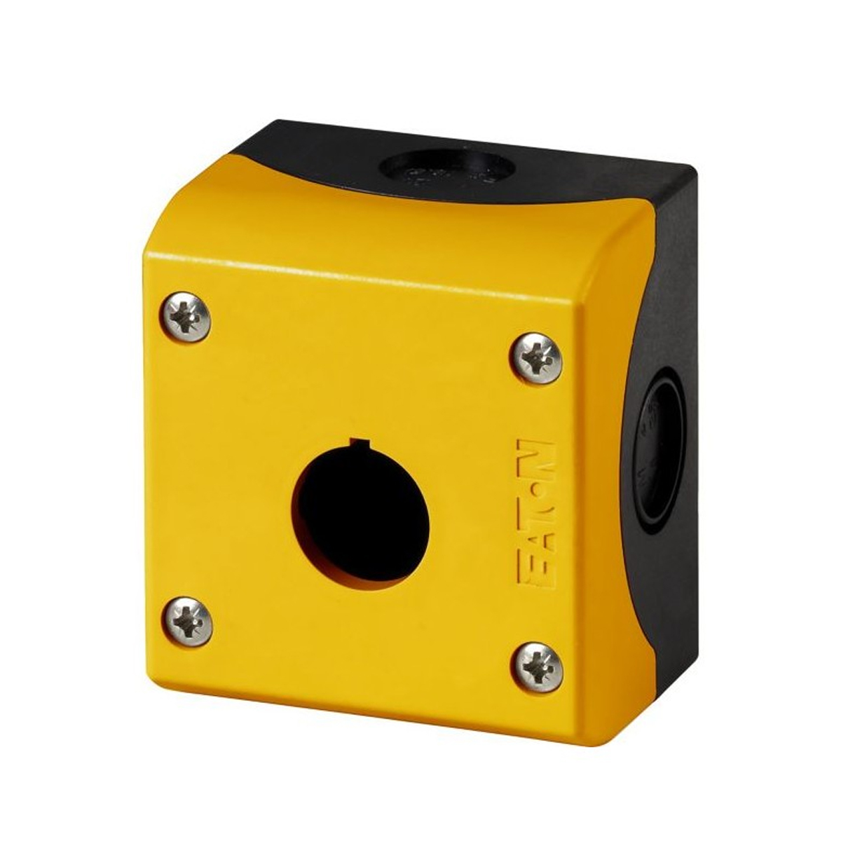 Caixa Para Botão 1 Furo Ip66 Plástico Amarelo 22,5Mm - Moeller