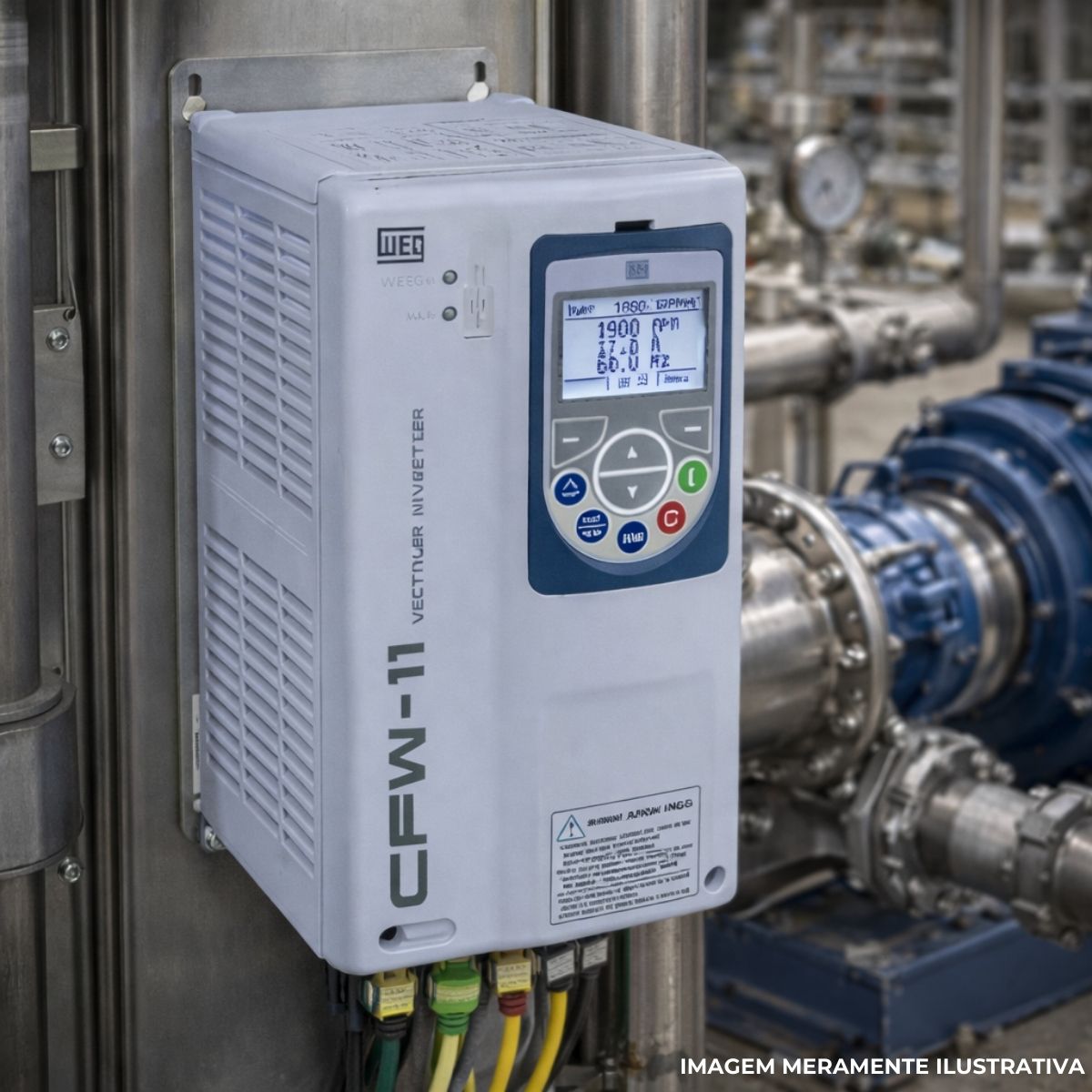 Inversor Frequência Trifásico 200-240V 50/60Hz 8A 1,5Kw - Weg