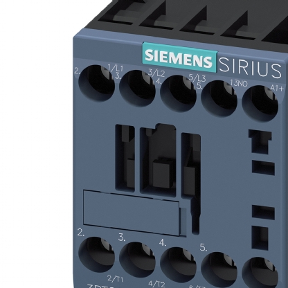 Contator Potência Tripolar 9A 24Vcc 1Na 3RT20161BB41 - Siemens