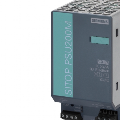 Fonte Sitop Psu200M 24Vcc/5A 120/230Vca 230/500V Mono/Bifasico 6EP13333BA10 - Siemens