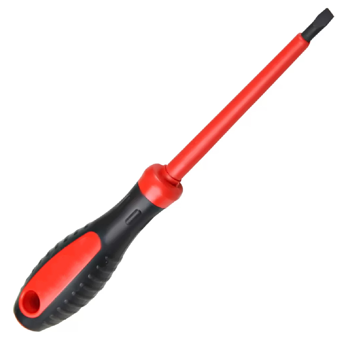 Chave Fenda Simples Isolada 1000V 3/16x4Pol 5x100Mm Cabo Dupla Injeção Preto/Vermelho - Tramontina