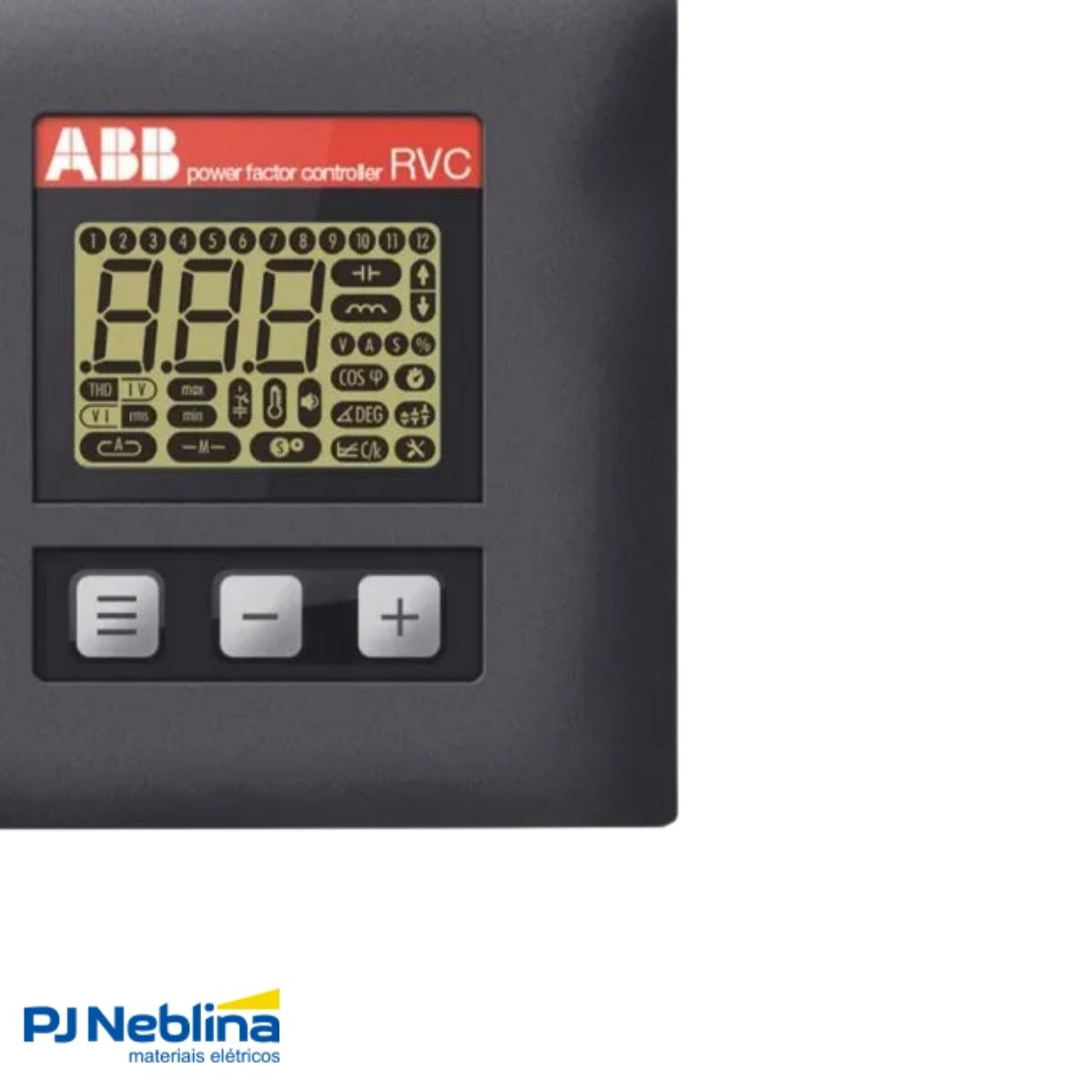 Controlador Fator Potencia Trifásico 12 Estágios 100-440V 50/60Hz Ip43 - Abb