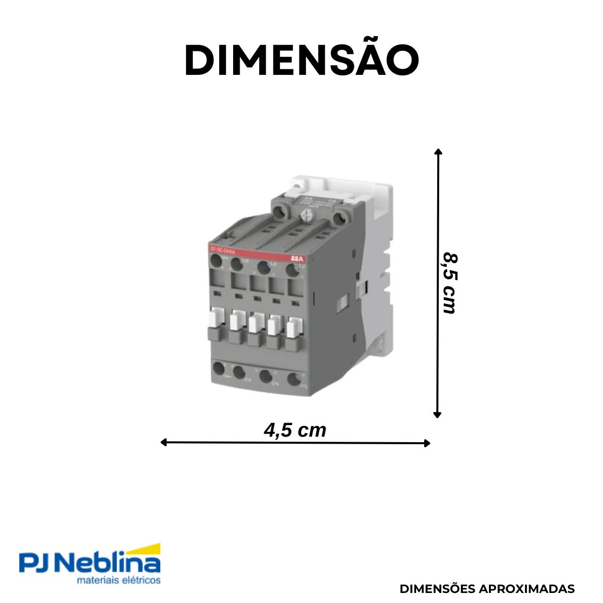 Contator Potencia Tripolar 40A 200-220V 1Nf 50/60Hz - Abb