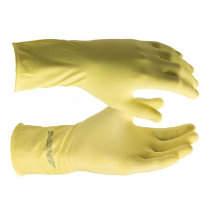Luva Proteção Confort Grande Antiderrapante Amarela Ca-15532 - Danny