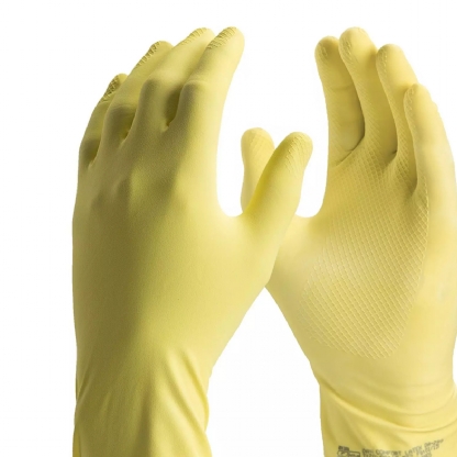 Luva Proteção Confort Grande Antiderrapante Amarela Ca-15532 - Danny