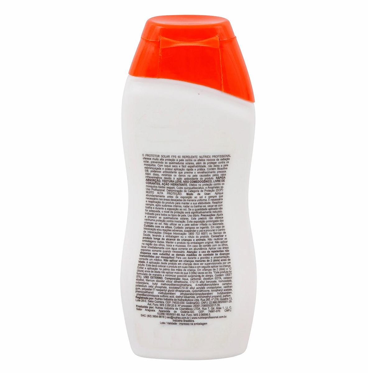 Protetor Solar Locao Emulsion Não Oleosa Repelente Atox Fp Uva 25 Agua 40 Min - Nutriex