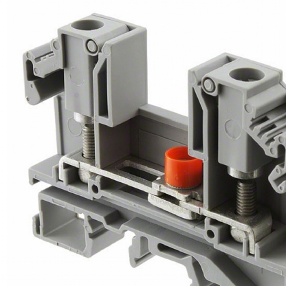 Conector Borne Passagem Seccionador 2 Conexões 6,00mm 800V Cinza OTTA 6-T - Phoenix