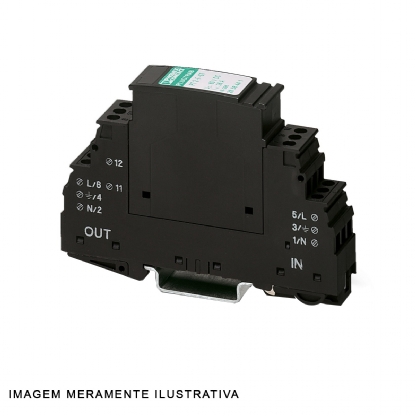 Base Proteção Contra-Surto Tipo 3 Preto-Be/FM PT-BE/FM - Phoenix