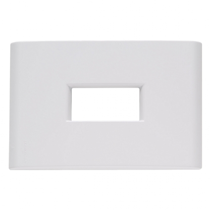 Placa Acabamento Vertical 4X2 Liz Branco - Tramontina